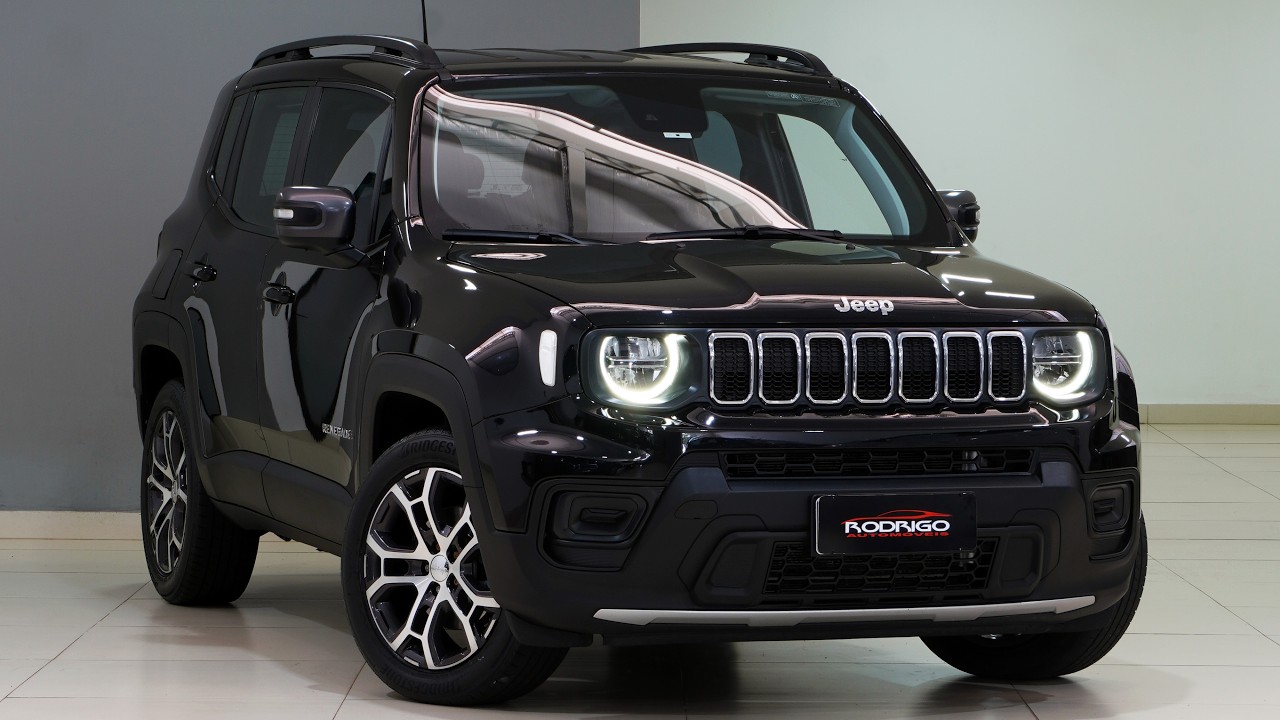 RENEGADE LONGITUDE à venda por PREÇO BAIXO na Rodrigo - SUV DE VERDADE com MOTOR TURBO 4 CILINDROS!