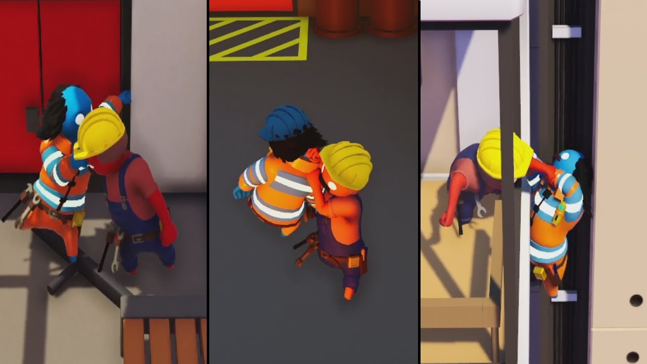 When Construction Workers Fight In Gang Beasts