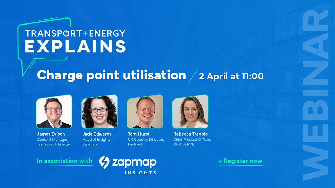 Zapmap Insights and Transport + Energy Charge point utilisation, April 2025