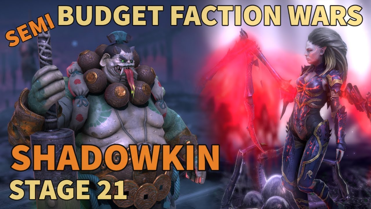 Shadowkin Stage 21 | Budget Faction Wars | Raid Shadow Legends