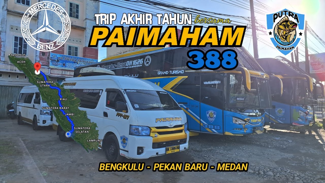 Bagian 1 || Trip Menjelang Libur Nataru Bersama PAIMAHAM 388⁉️ Trip Bengkulu - Medan 1.403 KM‼️