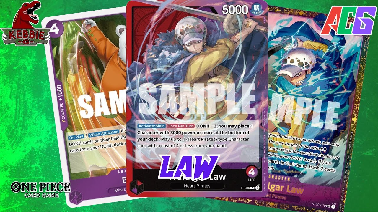 RP Law | One Piece TCG | Геймплей PRB02 | Перчатки для каждого лидера