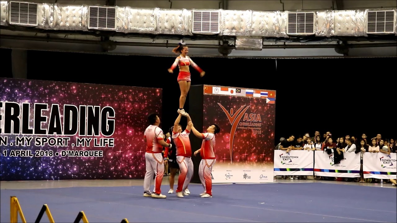 ACIC 2018 160 Muffin Top Singapore - Group Stunt Open Coed Premier [HD]