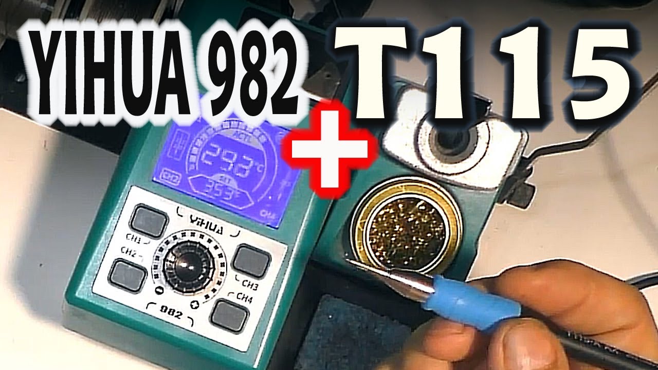 Колхозим T115 ручку на паяльную станцию YIHUA 982