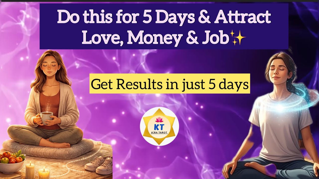 Do this for 5 Days & Watch your Life Change ✨Attract Job, Money , Love Fast🔥