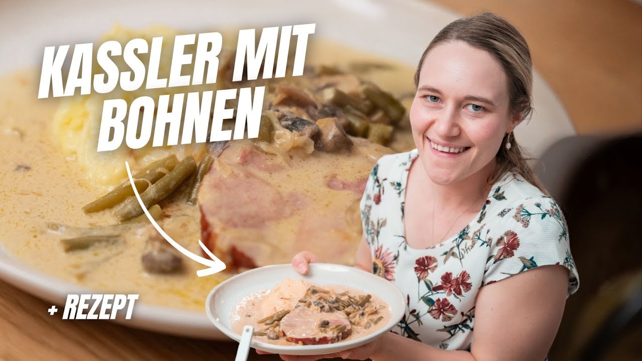 Kassler mit Bohnen aus dem Ofen &ndash; schnell, deftig & richtig lecker! Perfekt f&uuml;r die ganze Familie