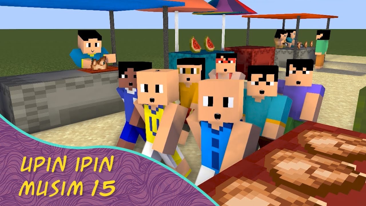 [FULL] Upin & Ipin Musim 15 😎 Episod 1-3 (Minecraft Animation)