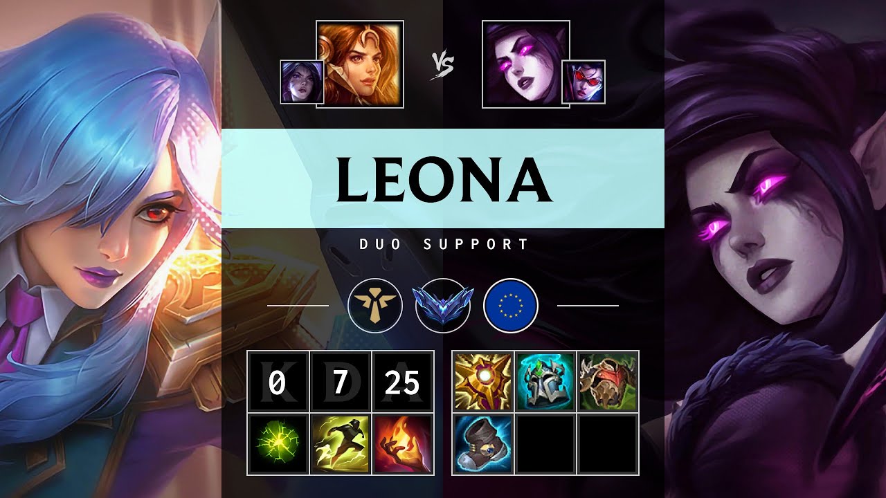 Leona Support vs Morgana - EUW Diamond Patch 25.13