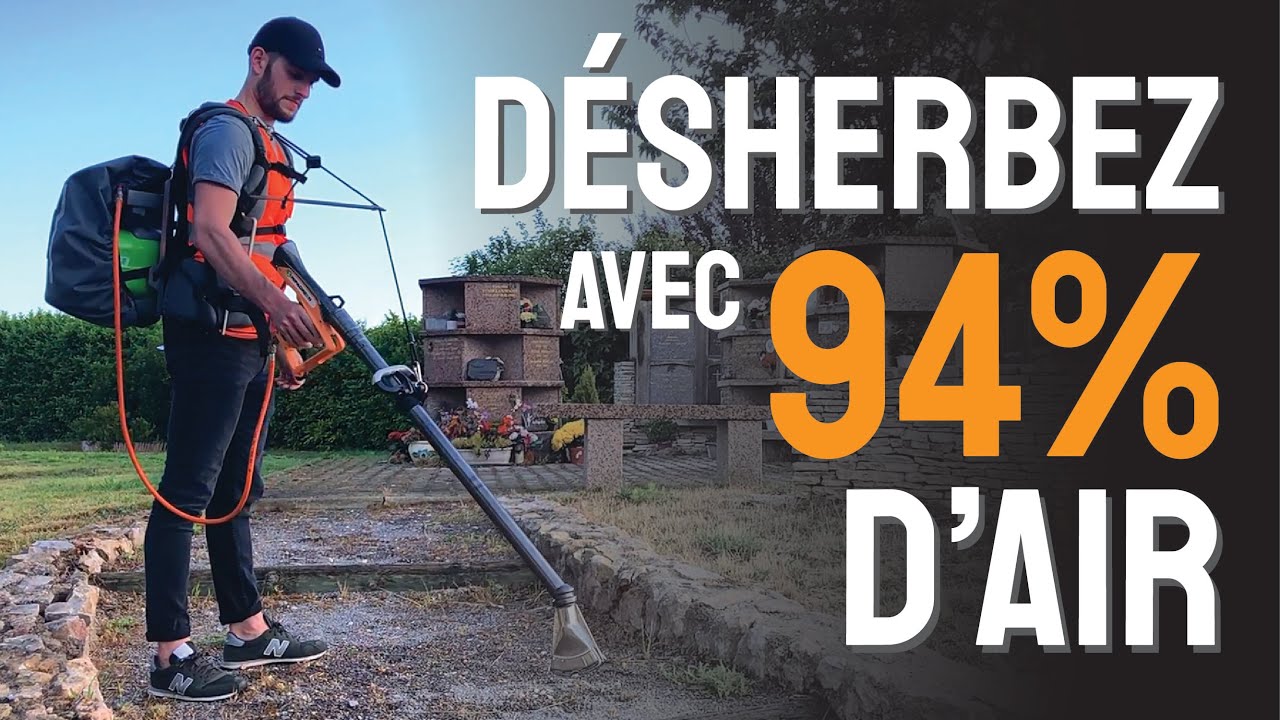 D&eacute;sherbage EFFICACE sans pesticides, air chaud puls&eacute; RIPAGREEN
