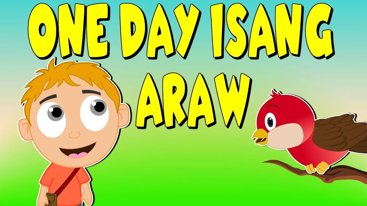 One day Isang Araw | Animated Tagalog Nursery Rhymes | Awiting Pambata Filipino