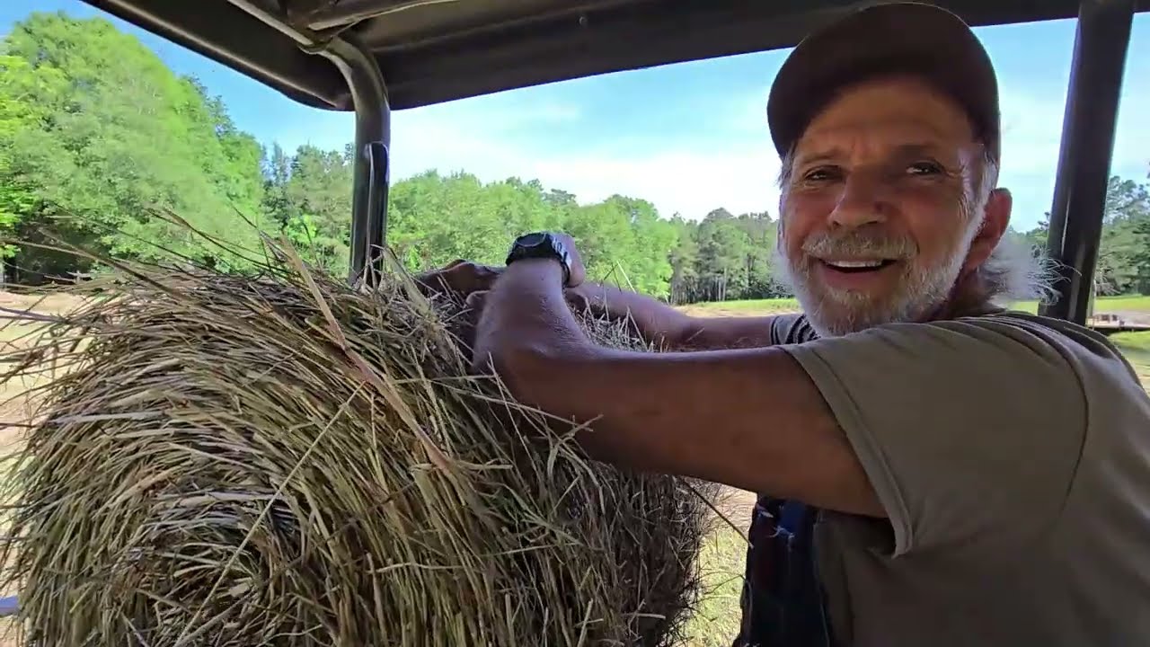 TESTING the IBEX Mini Hay Baler