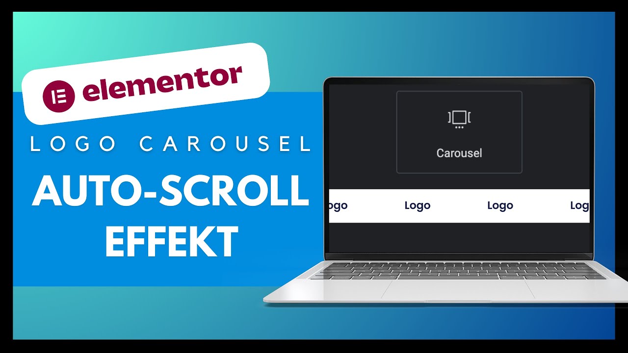 Logo-Karussell non-stop Slide Animation mit dem Carousel Widget – Elementor Tutorial Deutsch