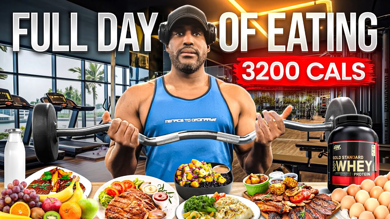 What i Eat On a Lean Bulk (Full Day Macros & Training)