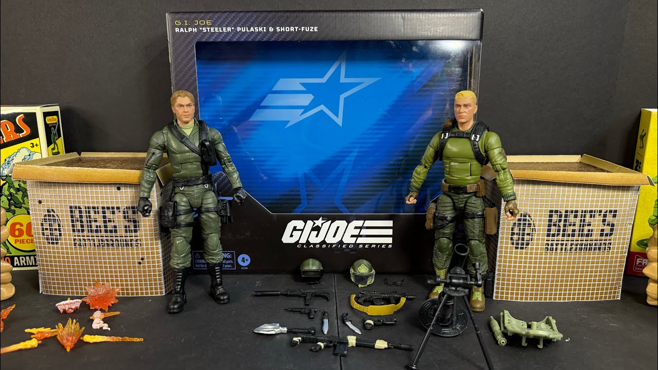 GIJoe Classified Steeler и Short-Fuze Exclusive