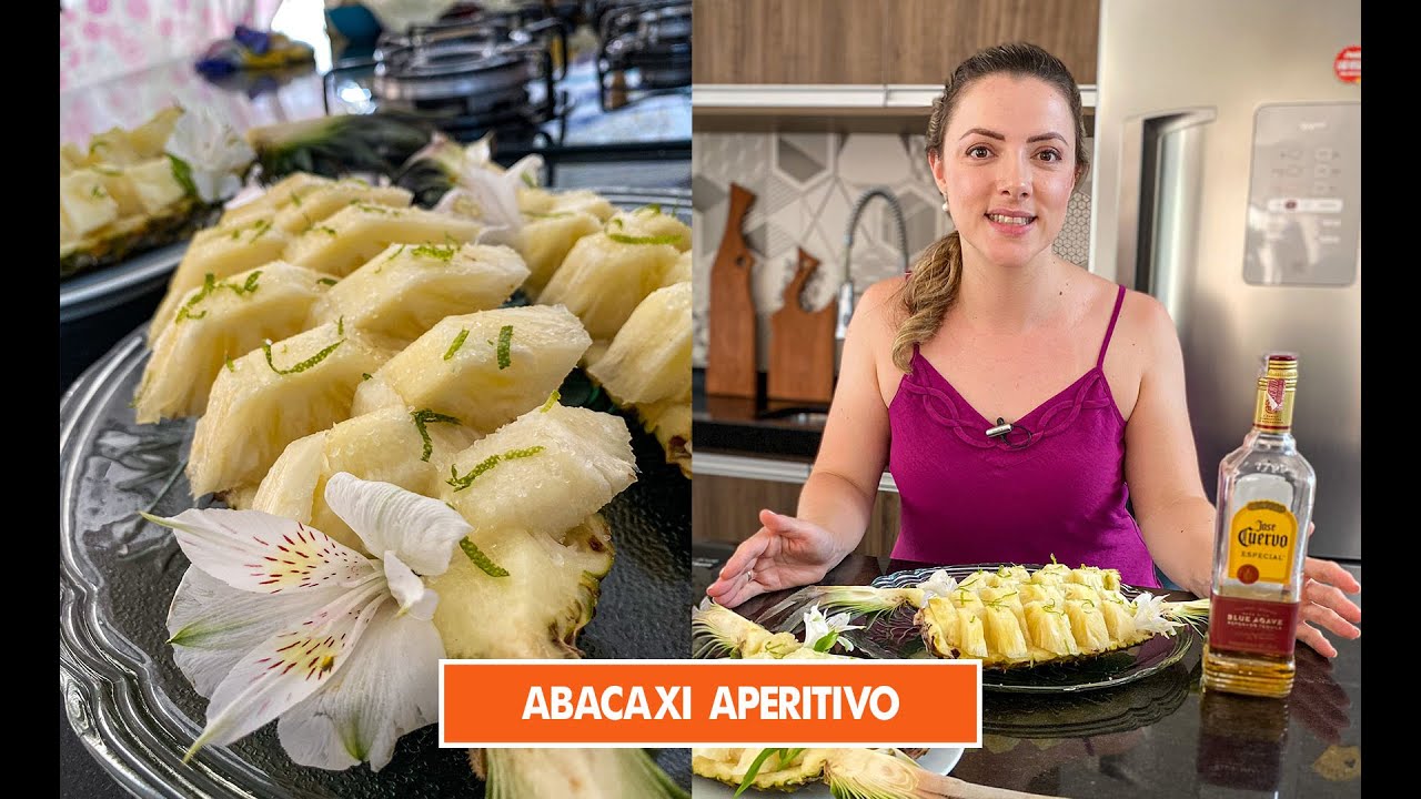 ABACAXI APERITIVO FÁCIL E RÁPIDO