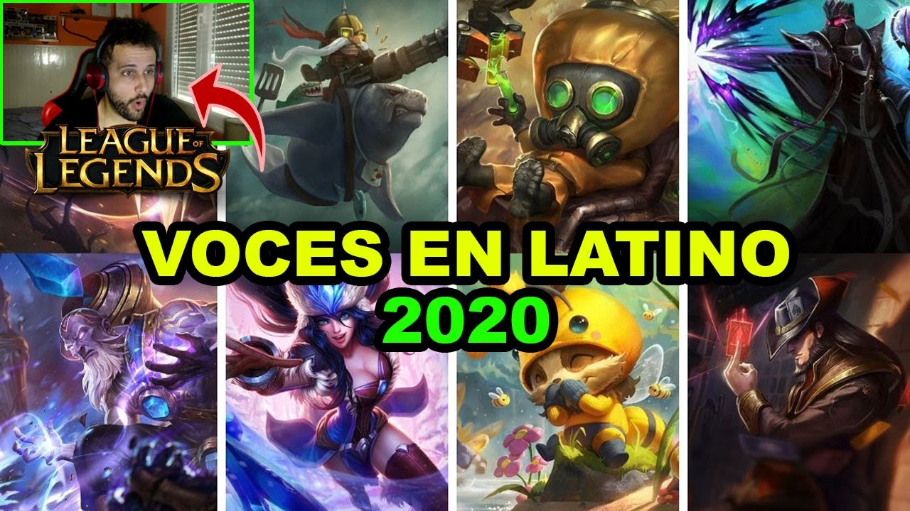 VOCES en LATINO de *LOS CAMPEONES DEL LOL* (2020)