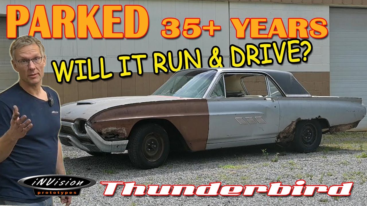 FORGOTTEN 1963 Ford Thunderbird - Will it RUN & DRIVE After Sitting for 35+ Years