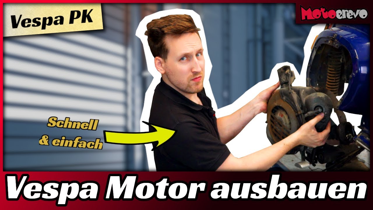 Einfache Anleitung zum Vespa Motor ausbauen (PK50, V50)