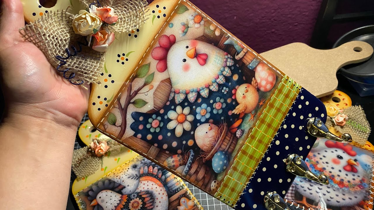 Imitación de patchwork en madera