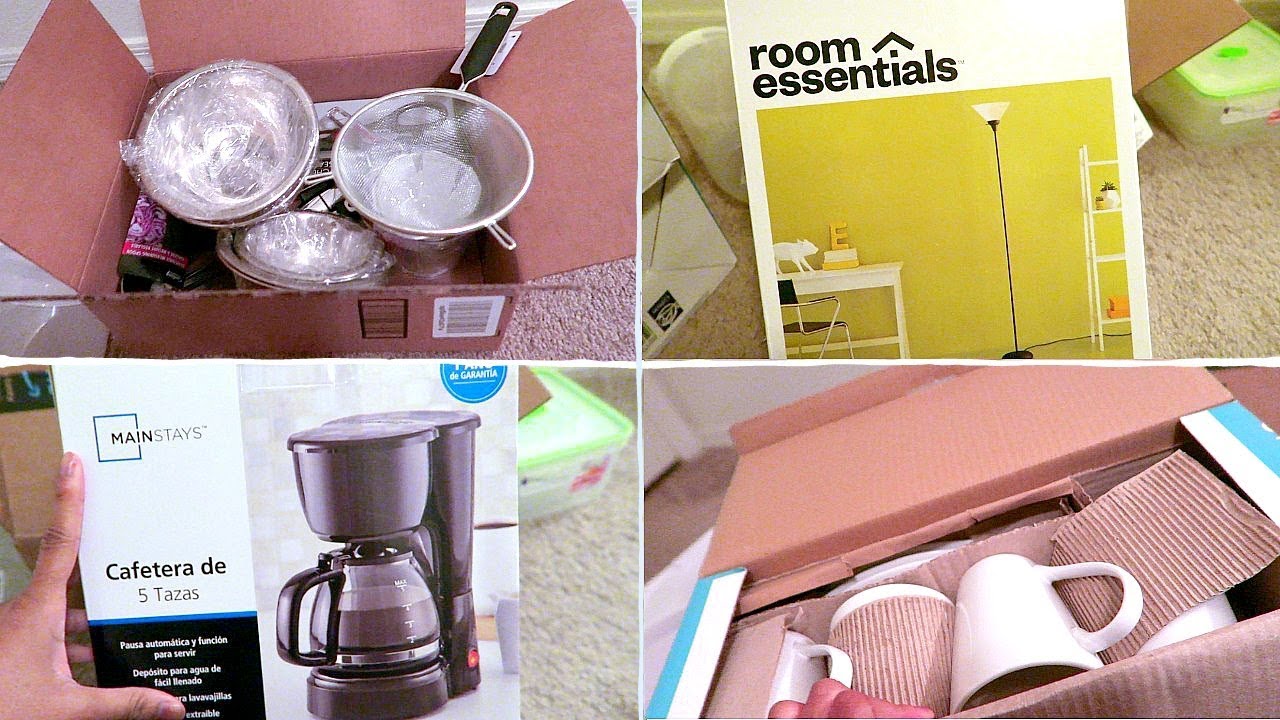 Apartment Essentials Haul (On a Budget) : DOLLAR TREE+ TARGET +HOMEGOODS