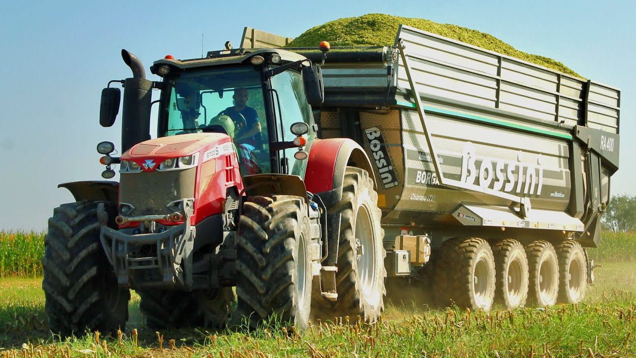 TRINCIATO XXL ALLA BORGA FARM 🌽 | x3 BOSSINI 3 ASSI | CLAAS JAGUAR 870 | FAMILY FARM | 4K