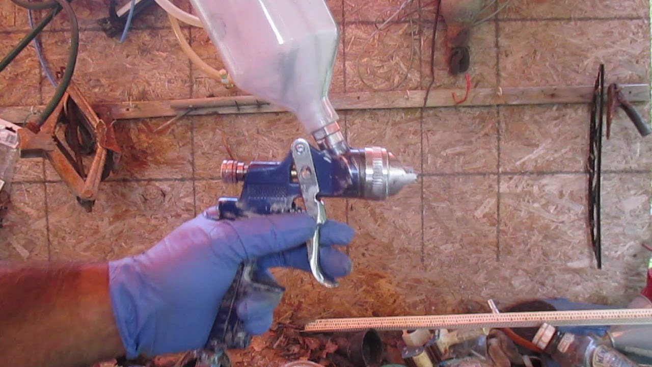How to use a paint spray gun. Vaper HVLP gun in this video