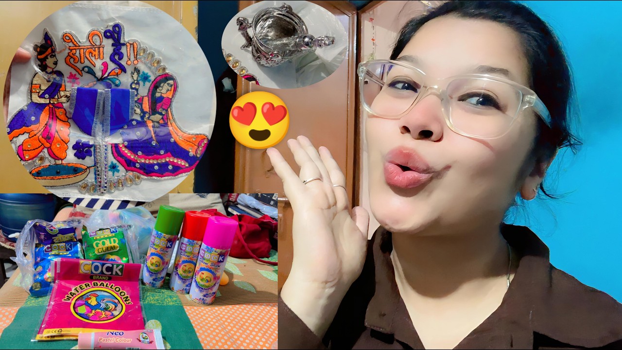 Holi Ke Liye Ye Kya Kya Le Liya? 😍