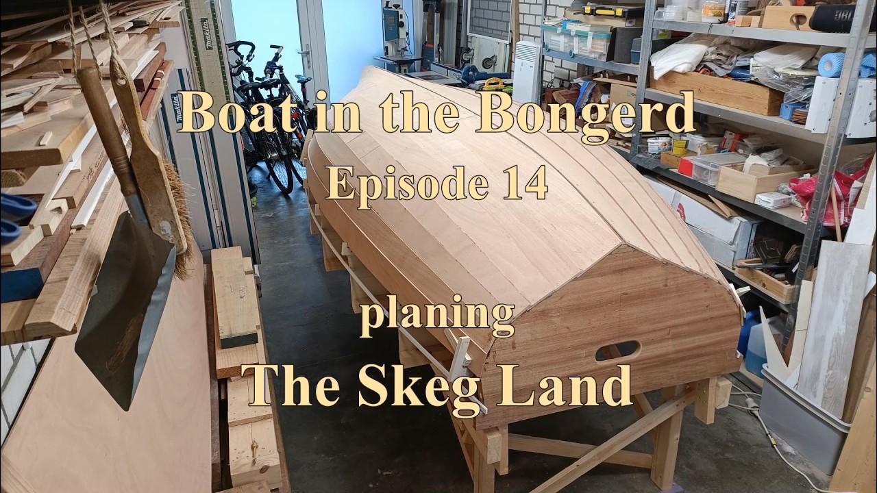 Skeg land planing