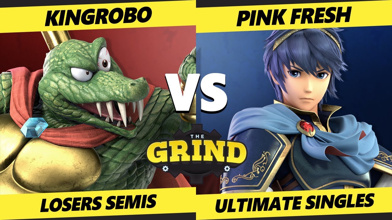 The Grind 270 Losers Semis - KingRoBo (K Rool) Vs. Pink Fresh (Marth) Smash Ultimate - SSBU