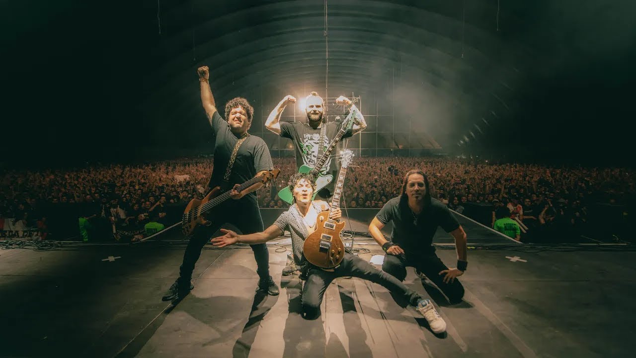 Abriendo el concierto de MEGADETH junto a Difonia