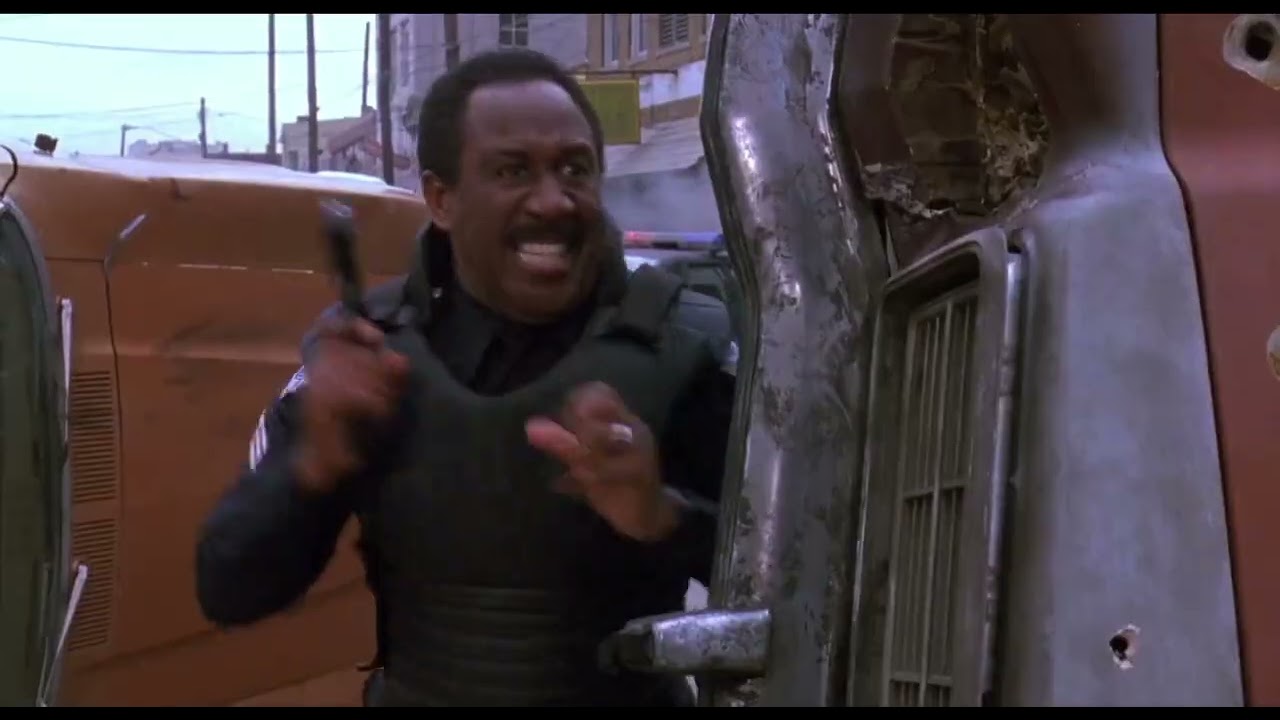 Robocop 3 (1993) - Gunfight Shooting Scene