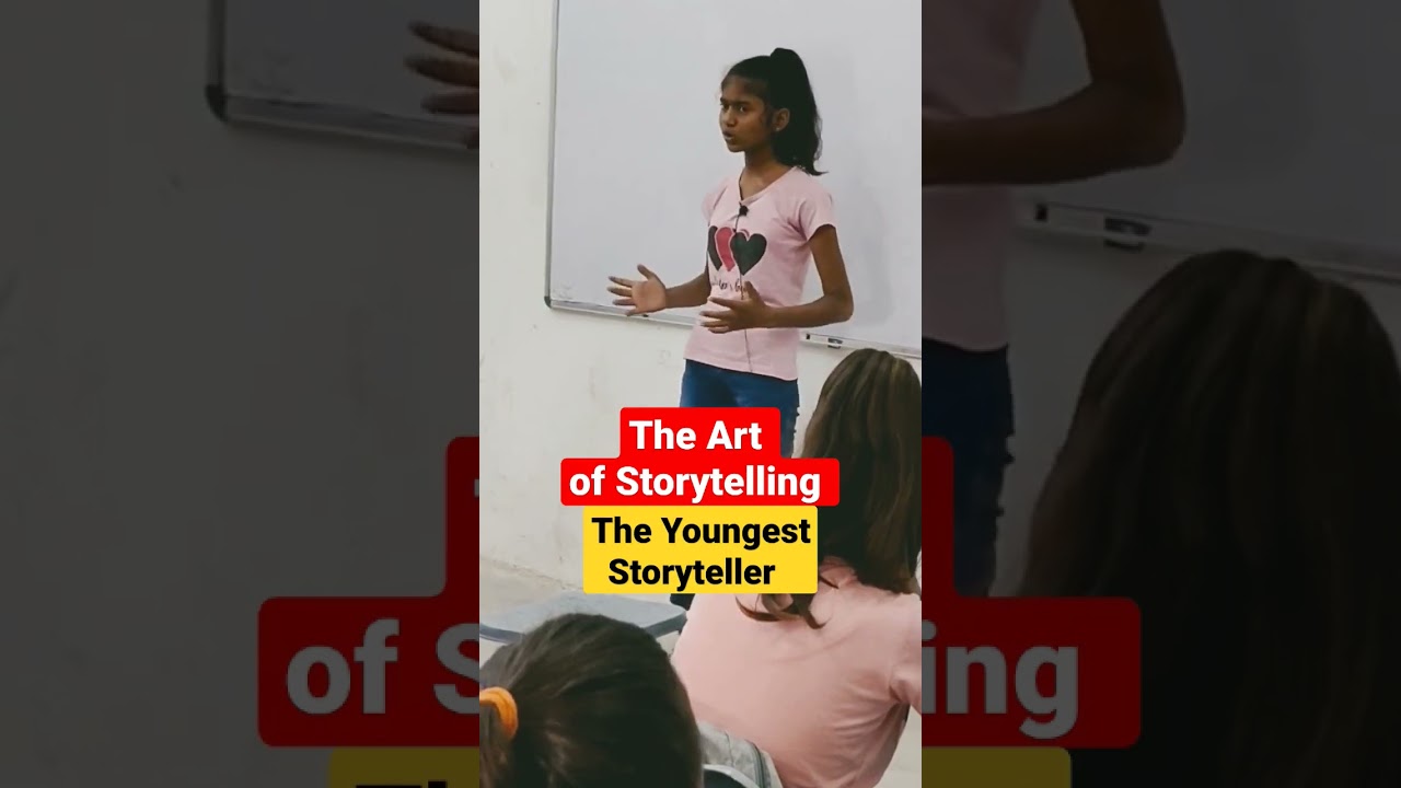 The Youngest Storyteller| #shorts #storytelling #story
