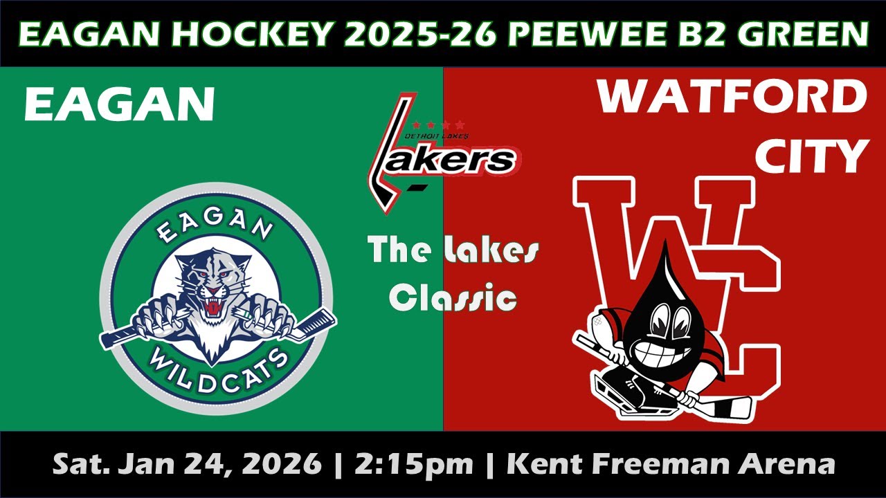 2026-01-24 Detroit Lakes Classic Tournament Eagan PWB2 Green vs. Watford City