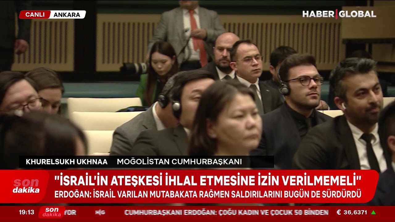 CANLI YAYIN | Moğolistan Cumhurbaşkanı Khurelsukh Ukhnaa Ankara'da! Erdoğan Ukhnaa Basın Toplantısı