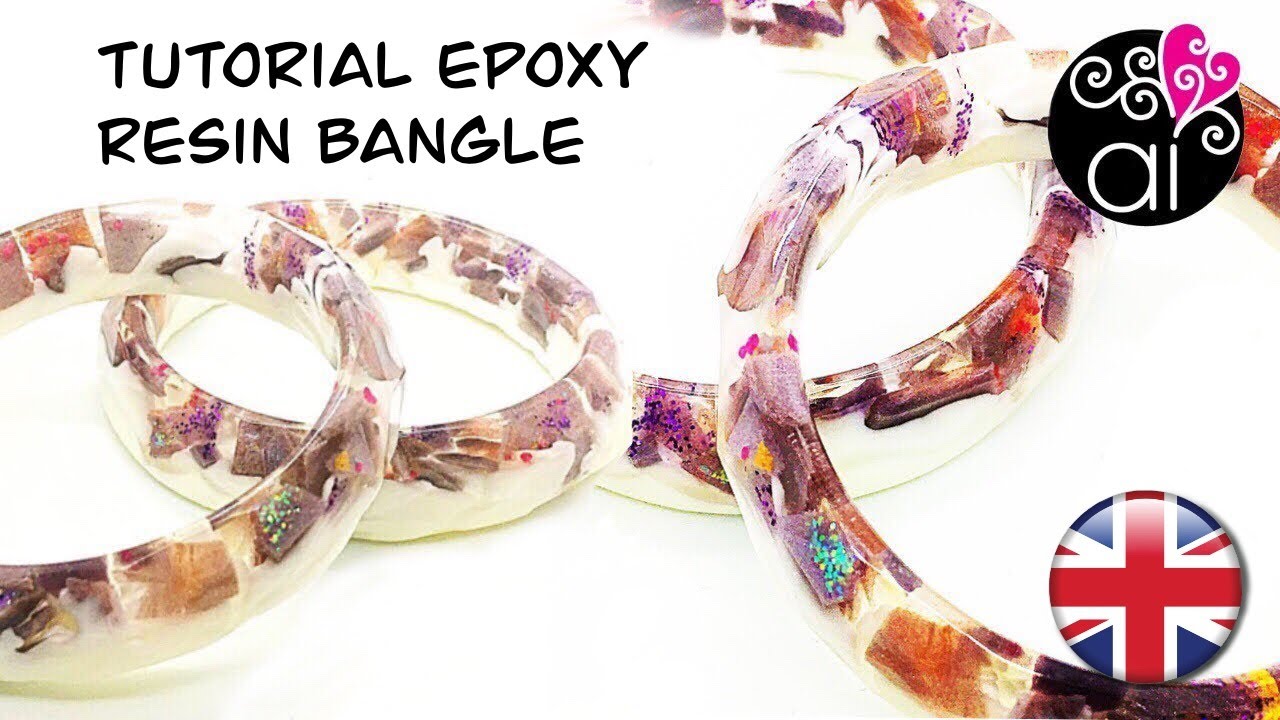 Epoxy Resin Bangle Tutorial | Beginners Easy Project with leftover resin pieces