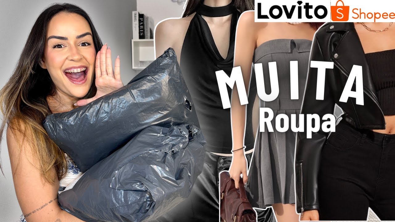 ACHEI MUITA ROUPA BONITA NA SHOPEE | Compras baratas da Shopee LOVITO!!