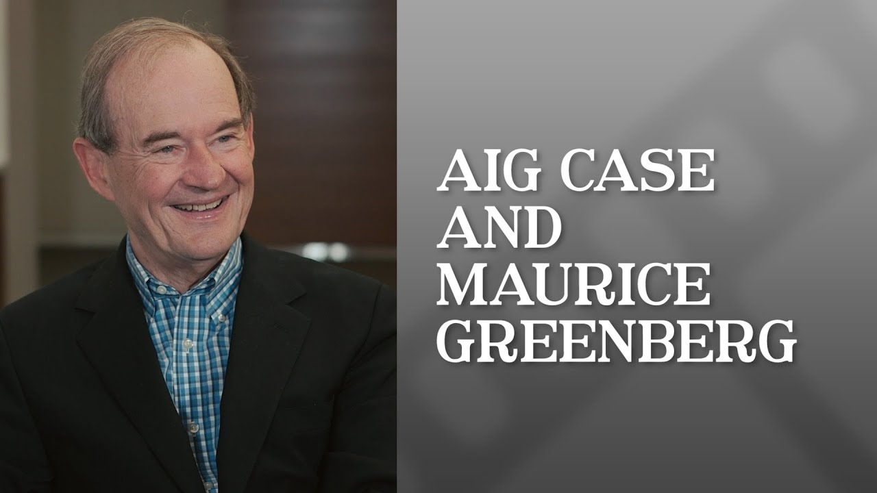 The AIG Bailout Case | David Boies