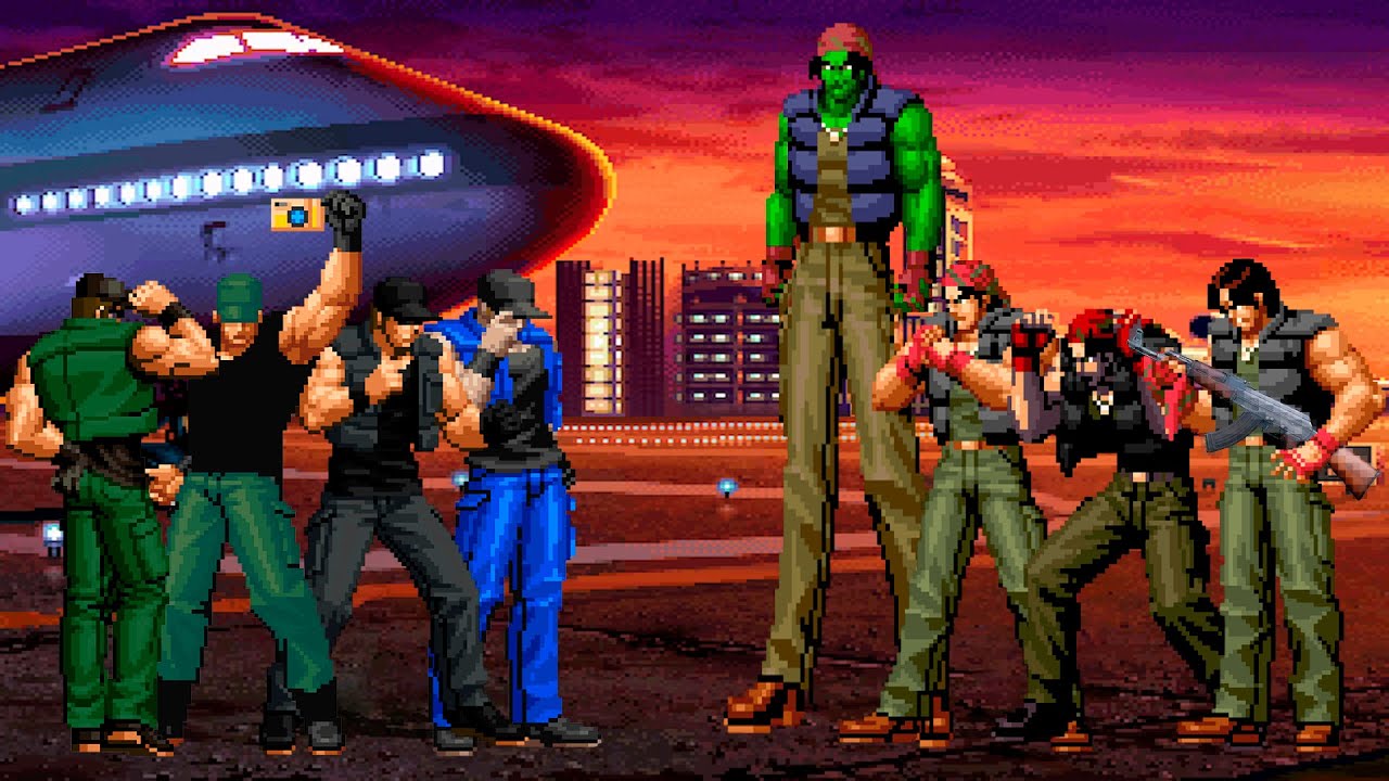 [KOF Mugen] Clark Still Team vs Ralf Jones Team