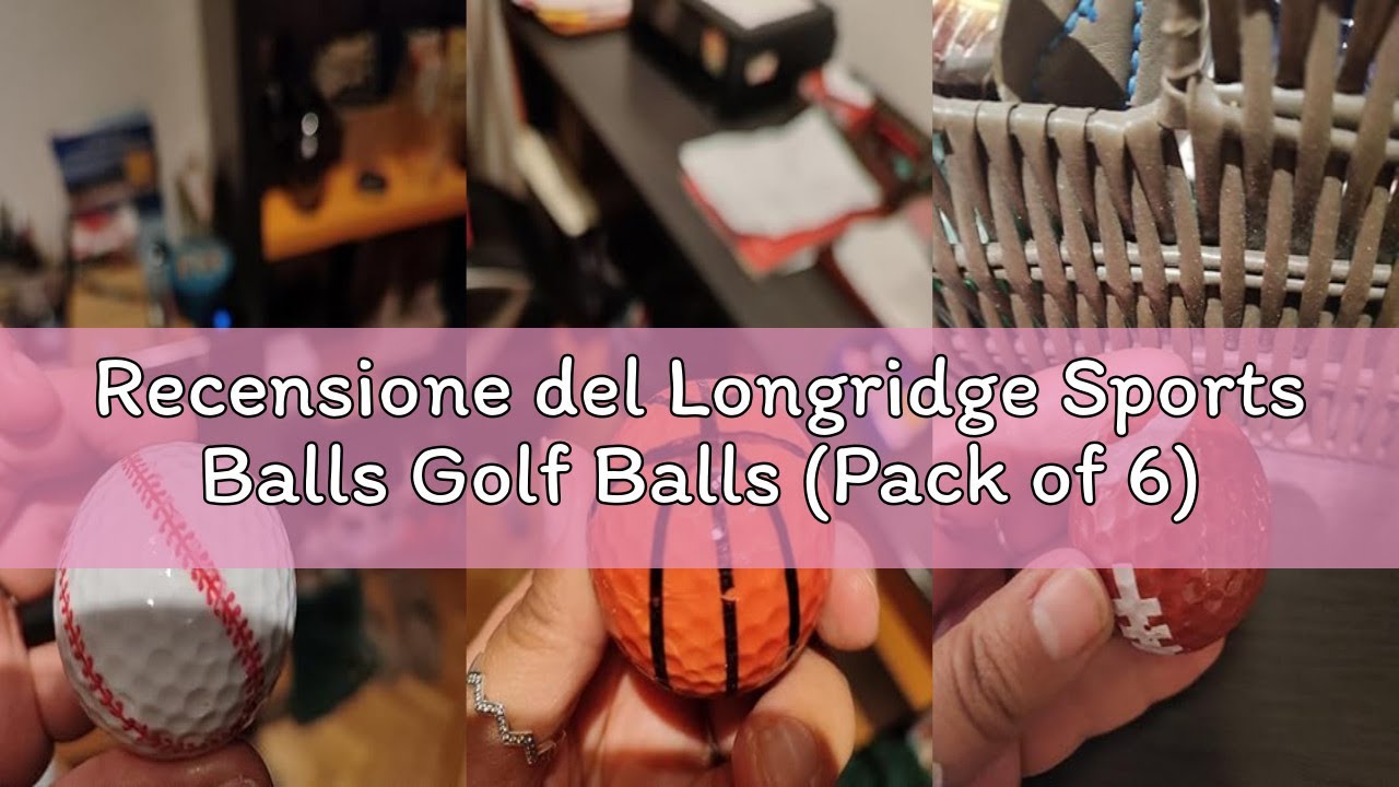 Recensione del Longridge Sports Balls Golf Balls (Pack of 6)