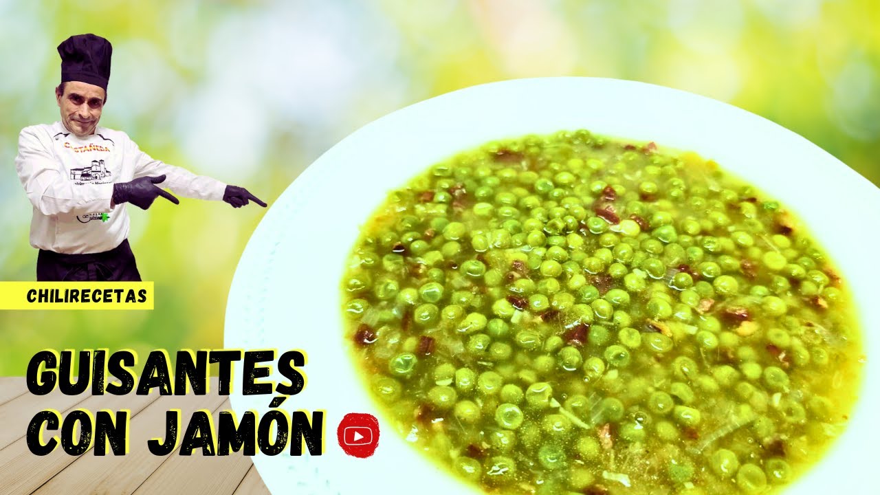 Guisantes con jamón al estilo de mi madre 🍽️ | Receta tradicional con un toque secreto