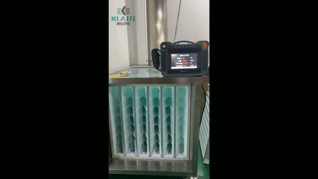 Industrial Melt Blown Pocket Air Filters Washable Robust Structure