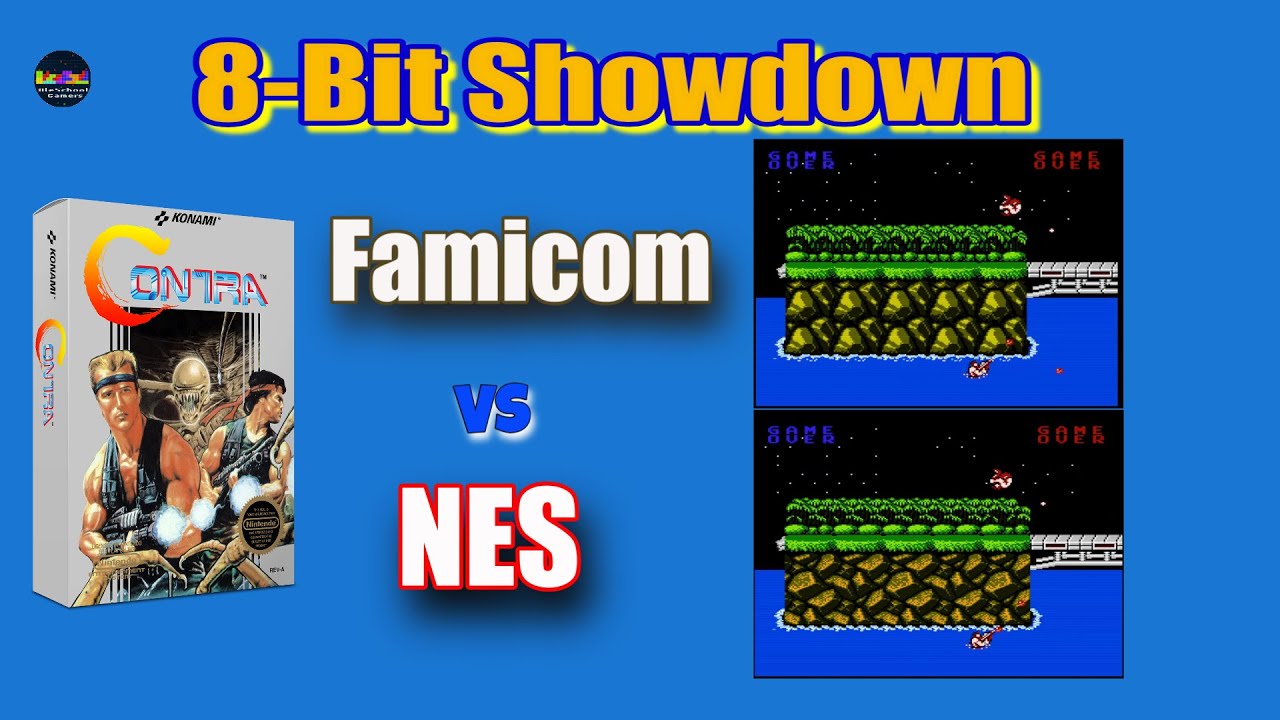 Contra Compare: NES vs Famicom - Navigating Every Level in 8-Bit Glory!