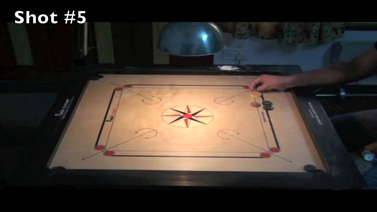 100 Carrom shots for a dynamic game and 10 Slams -  Part 1