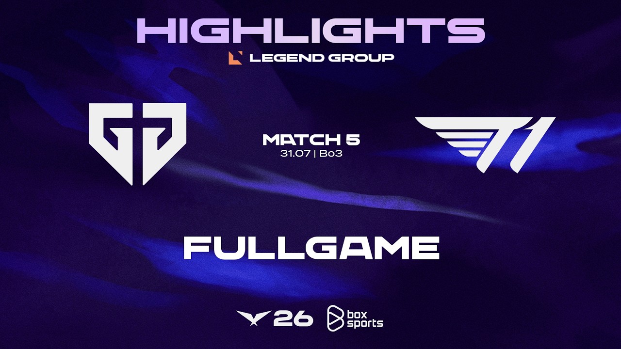 FULL HIGHLIGHTS GEN vs T1 | MATCH 5 | 2026 LCK | 07.31.2026