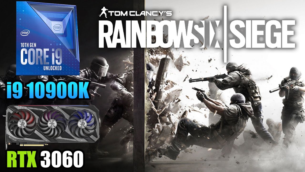 Rainbow Six Siege - RTX 3060 + i9 10900K - 1080p, 1440p & 4K - Ultra & Low Settings - Year 6 S1