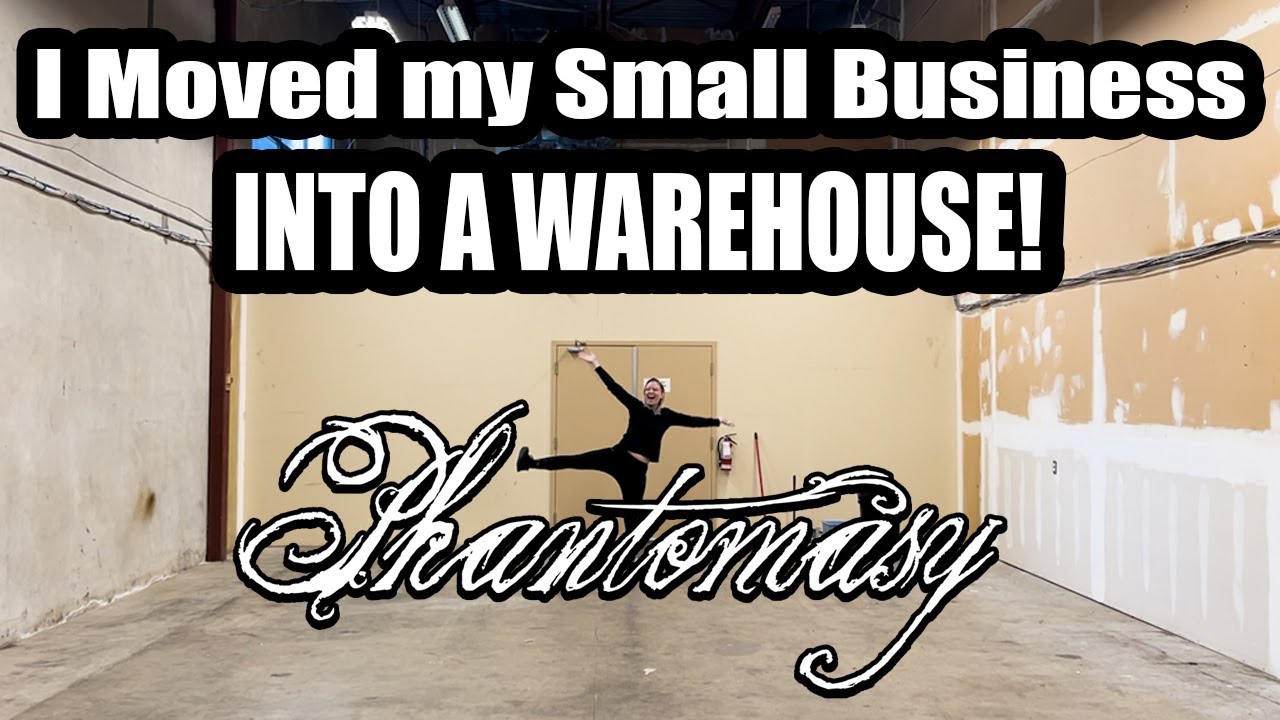 VLOG - Moving my Small Business into a Warehouse!