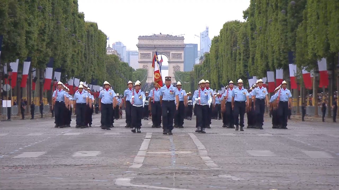 [14 JUILLET 2019] Les images des sapeurs-pompiers lors du défilé militaire à Paris