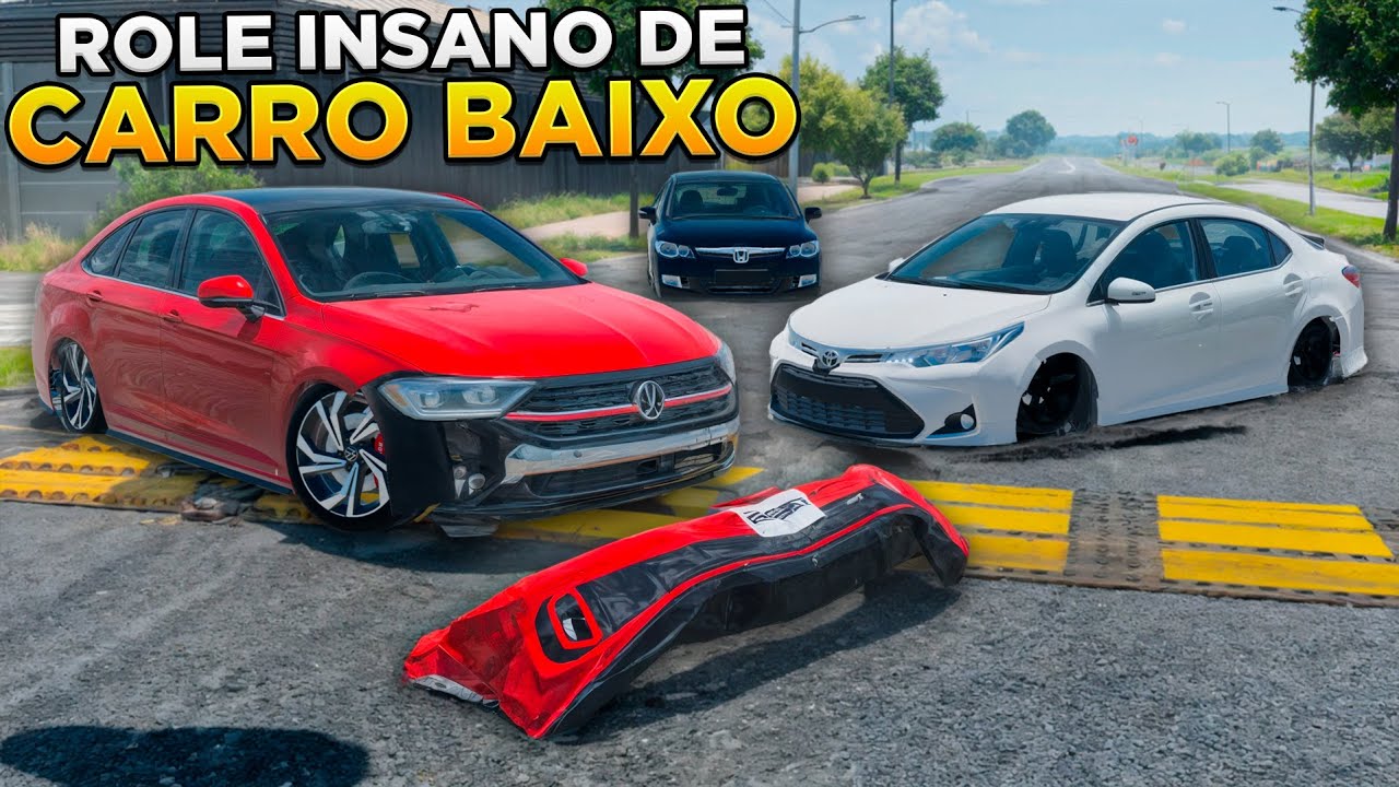 ROLE DE CARRO REBAIXADO PELAS RUAS DE SÃO PAULO - BeamNG.drive
