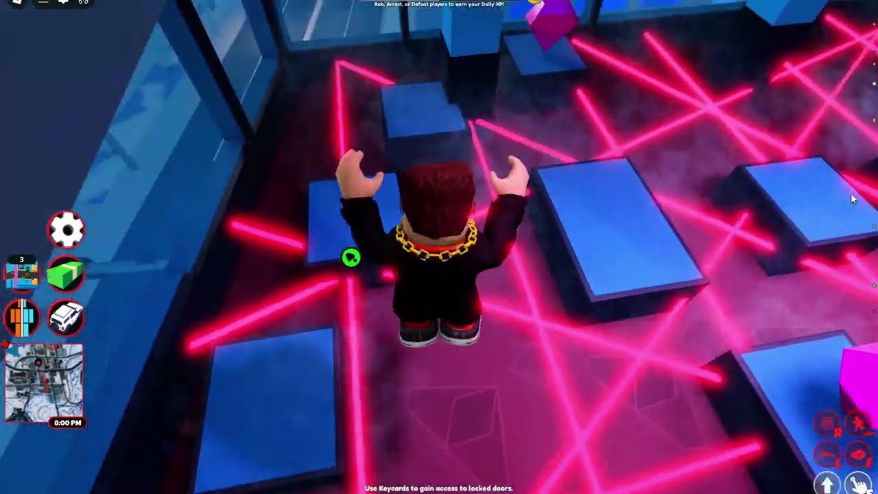 Robbing a jewelry store on Jailbreak