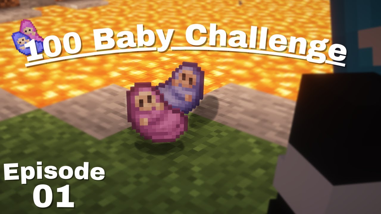 The 100 Baby Challenge in 2024?! (Minecraft Edtion) | Episode 1
